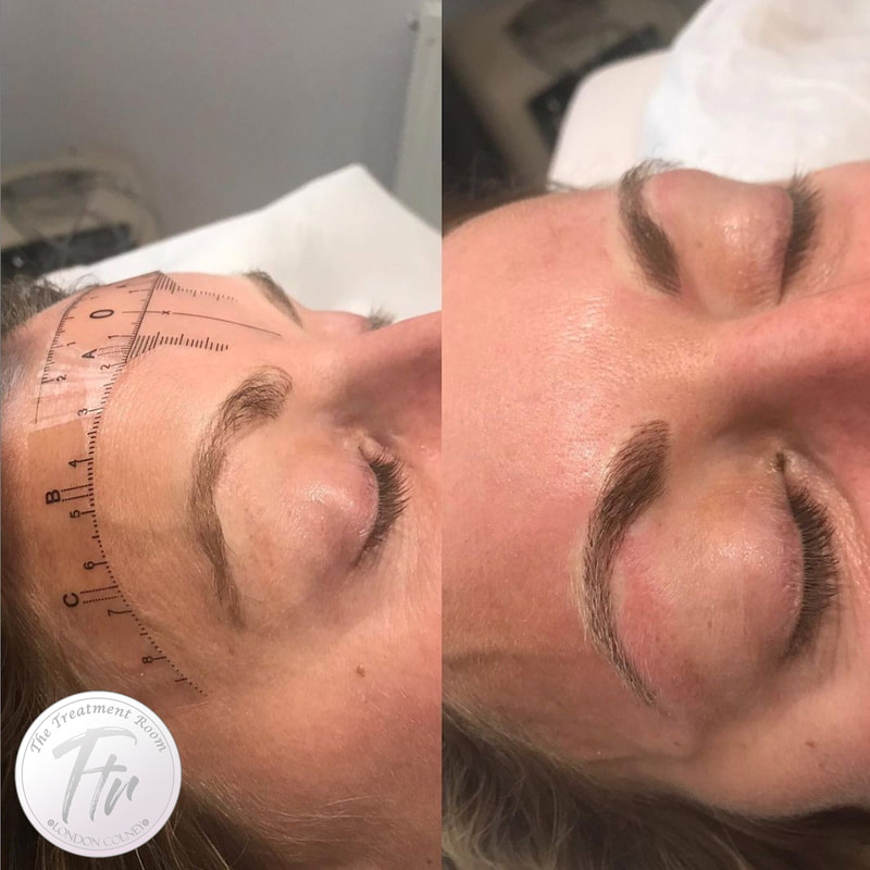 Semi Permanent Microblading by the Treatment Room LC.
